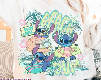 Vagabundo playero (Png), Verano retro (Png para sublimación), Alien azul (Png), Ambiente playero (Png), Verano moderno (Png), Surf (Png), Dibujos animados de Alien azul (Png)