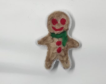 Fuzzy Figures - Frosted Gingerbread Man