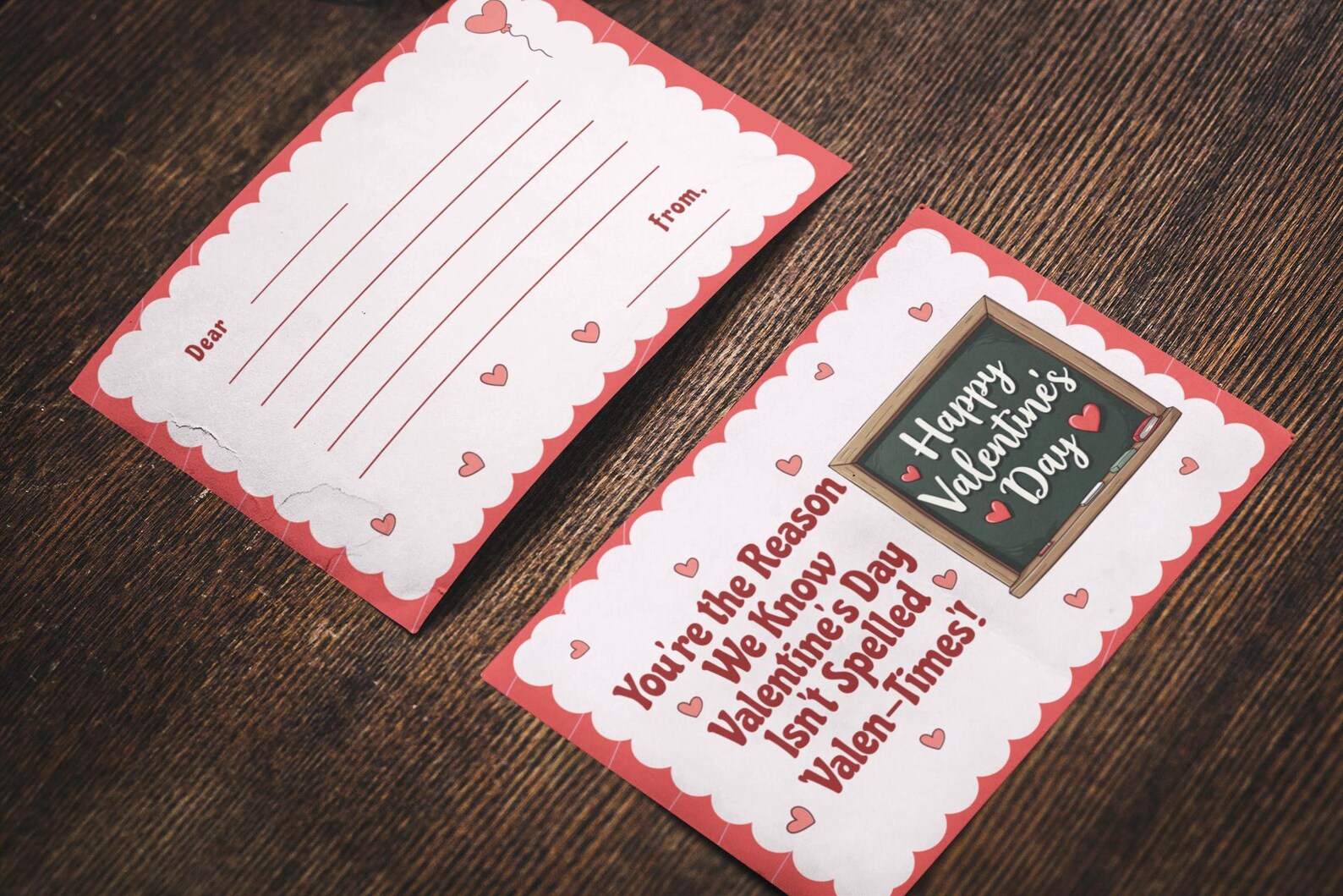 Funny Valentine’s Day Card Printable, Valentine’s Day Card for Teachers ...