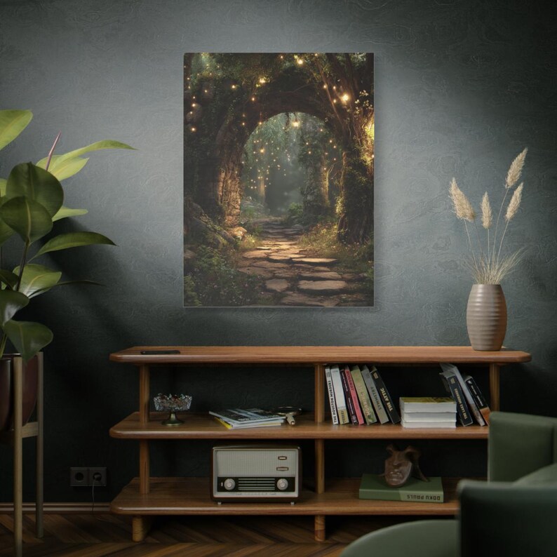Magical Forest Framed Canvas Print Wall Art | Enchanted Woodland ...