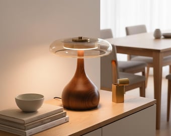 Modern LED Table Lamp, Dimmable Touch Lamp, Minimalist Bedside & Living Room Light, Warm Ambient Home Decor, Soft Ambient Light