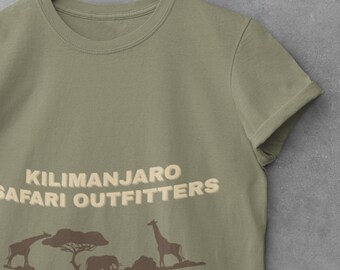 Grafisch T-shirt Kilimanjaro Safari Outfitters, vakantieshirt Animal Kingdom, papa goedgekeurd vakantie-T-shirt