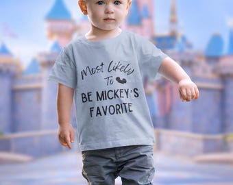 Mickey's Favorite Toddler Tee – Disney Vacation Shirt