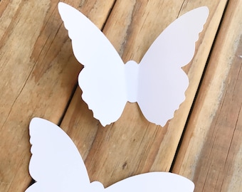 Giant 4 Inch Paper Butterflies Die Cut Butterfly