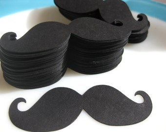 Imperial Style Mustache Die Cuts 3 Inch Toppers Photo Prop