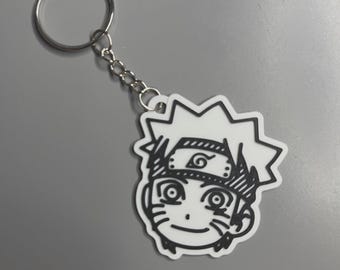 Anime Ninja Keychain | 3D Printed Accessory Inspired by Anime Characters | Gift Idea for Japanese Fans and Otaku