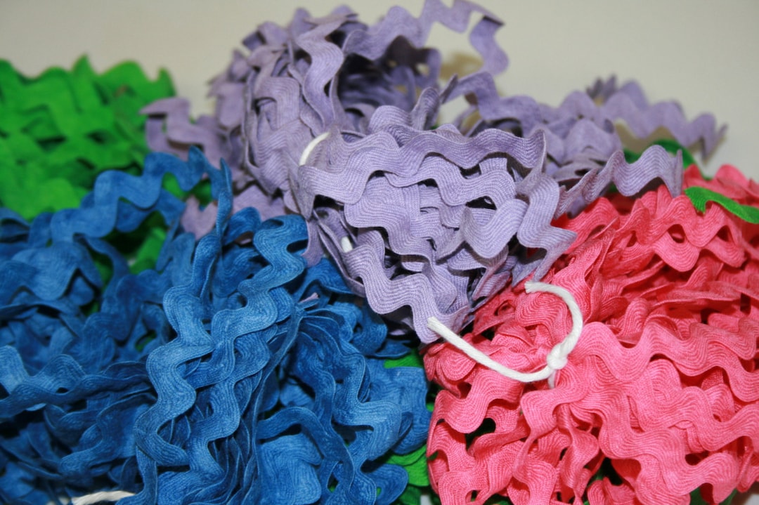 Beautiful Ric Rac in Green, Blue, Lilac, or Pink - Etsy