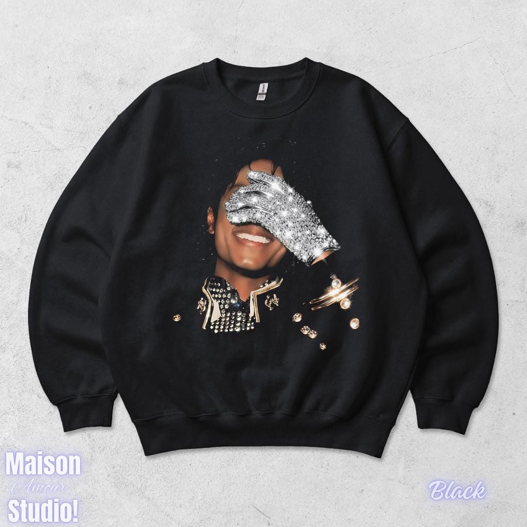 Vintage Michael Jackson Sweatshirt - Etsy