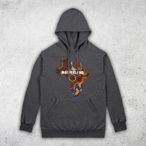 Motherland Ankara Afrikanische Karte Hoodie von Berts.
