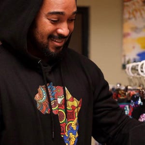 Schwarzafrikanische Ankara Karte Hoodies - Ästhetischer Hoodie - Übergröße Hoodie - Gedruckt Hoodies - Winter Hoodie - Geschenke Ideen