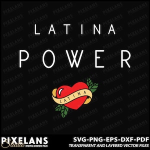 Latina Power Digital Design: Hispanic Heritage Art (Digital Download)