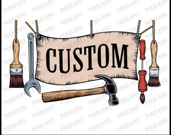Custom Tool Art Digital Download: Workshop Decor (DIY)