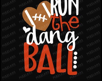 Run the Dang Ball voetbalfanart (digitale download)