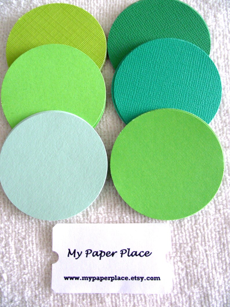 2 CARDSTOCK CIRCLES 50 2 Inch Cardstock Circles Etsy
