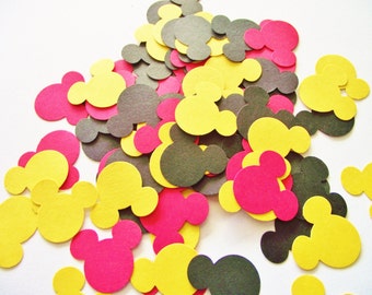 Mickey Mouse Confetti - Mickey Mouse Birthday Decor  - Mickey Confetti - Mickey Mouse Baby Shower - Mickey Party