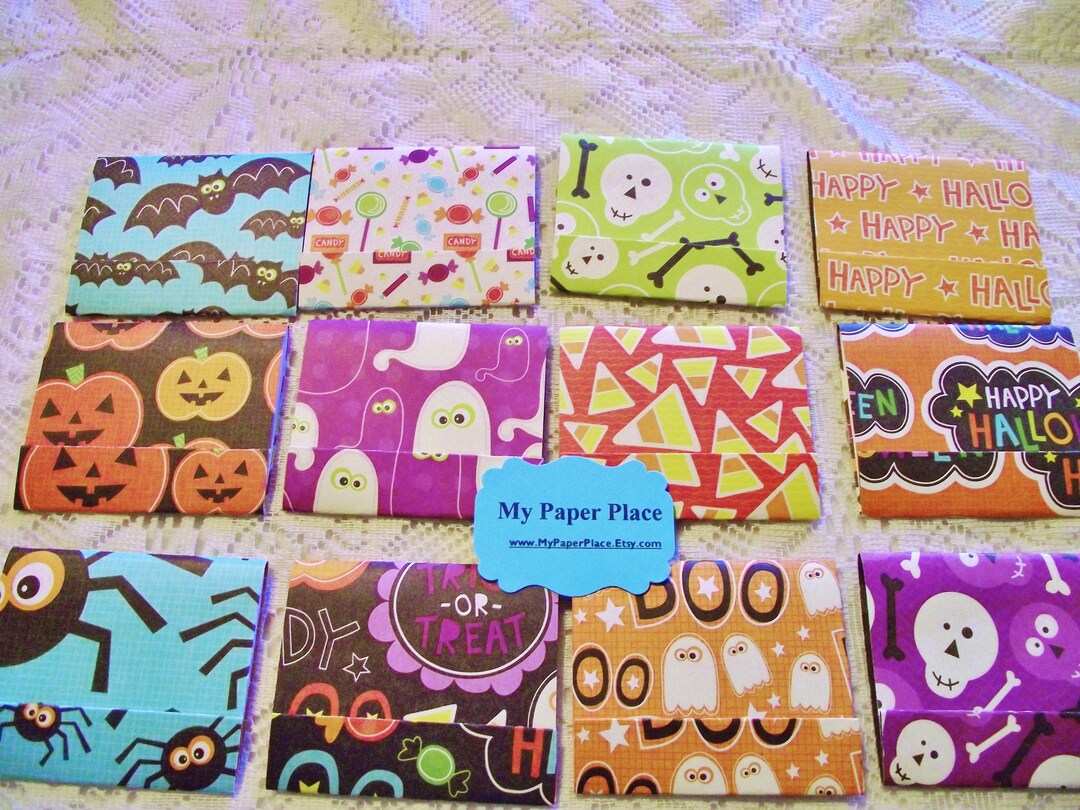 20 halloween Matchbook Notepads mini Notepads Ready to Ship 12 3 X 4