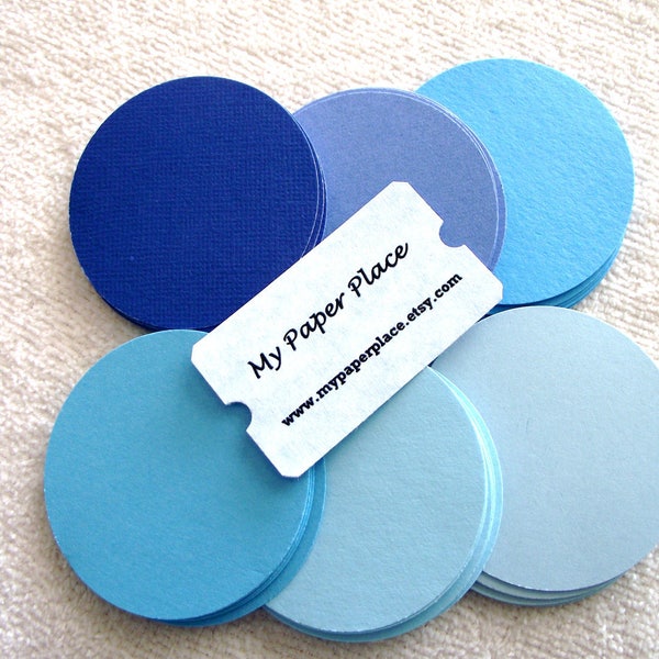 Cardstock Circles Etsy