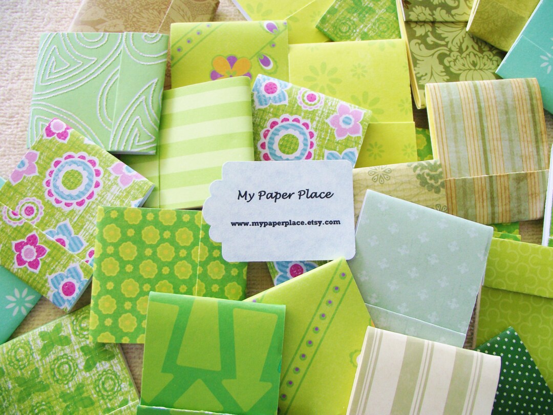 75 Matchbook Note Pads Going Green Assortment 12 Etsy