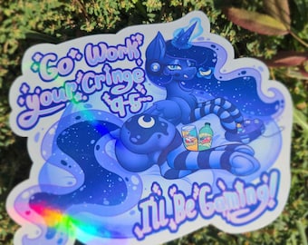 Princess Pony Luna inspired VINYL sticker waterproof 4.5 INCH- 3.5 INCH