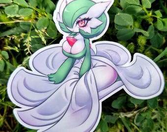 Fairy Bride poke monster pin up inspired VINYL sticker waterproof 6 INCH- 3 INCH