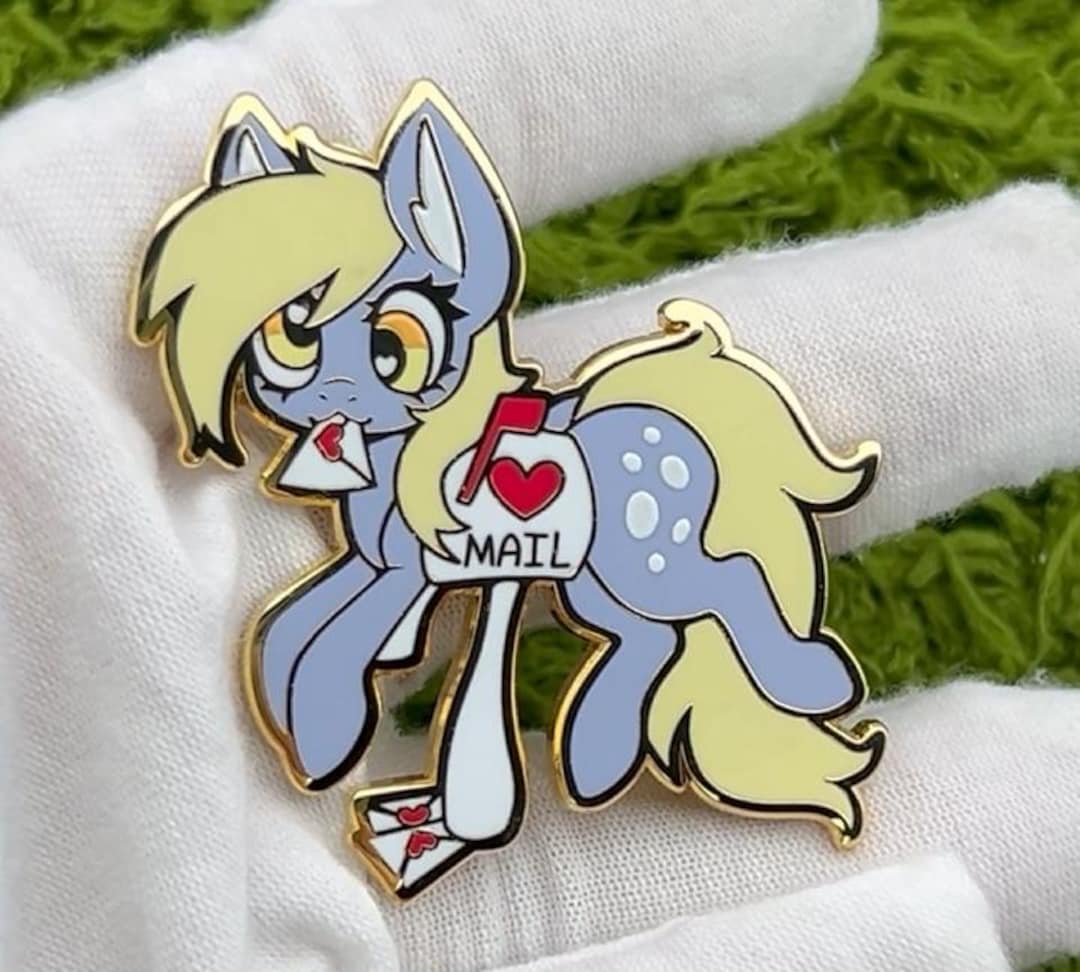 Pony Muffins Hooves Bubbles Derpy Inspired ENAMEL PIN 2" INCH - Etsy Japan