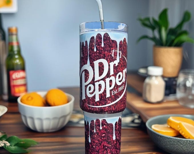 Soda Pop 40oz Tumbler - Stainless Steel with Handle Vacuum insulated drinkware