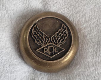 Ultra rare Double Rl RRL Vintage Brass A-2 style Eagle Paper weight Desk Decor Accessory accessories