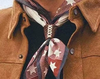 Rare Classic Double Rl RRL Ralph Lauren logo Bandanna Bandana Scarf Engle pattern American workwear Japan made Western NOS vintage Accessory