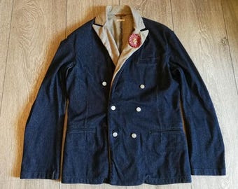 Kapital Double Beast Denim Jacket Blazer (Rrl )Japan Red Tag Bouquet Made in Japan