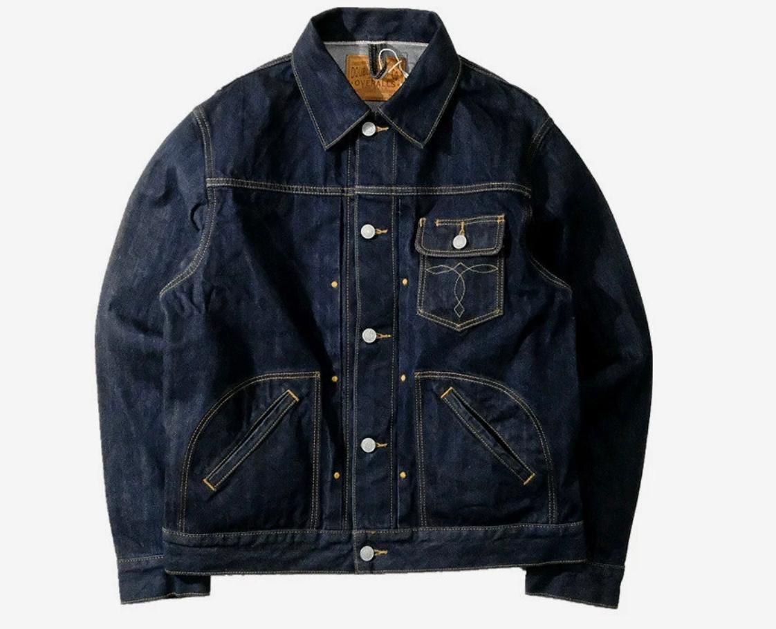 Double Rrl Denim Jacket - Etsy