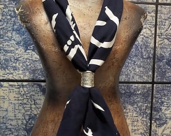 Rare Classic Double Rl RRL Ralph Lauren logo Bandanna Bandana Scarf Indigo stenciled Hawaii Japan made Western Vintage NOS Accessory