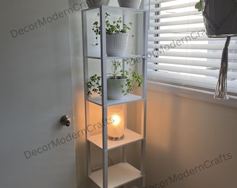 Wooden Bookshelf | Tall Bookshelf | Montessori Bookshelf | Industrial Bookshelf | Floor Bookshelf | Office Bookshelf | Corner Shelf