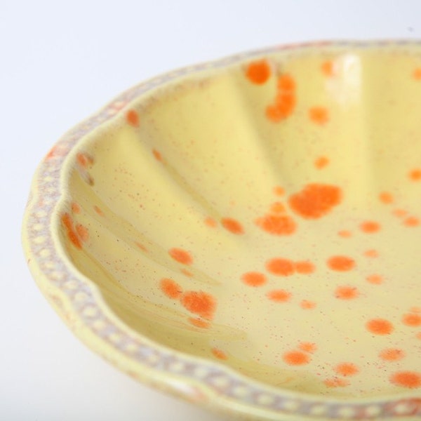 Citrus Splash Ceramic Serving Bowl
