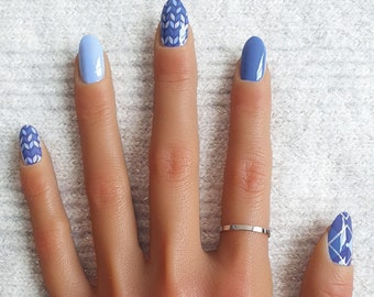 Protège-ongles en feuilles scintillantes | Décalcomanies à ongles | Stickers ongles | Bandes d'ongles | Stickers ongles