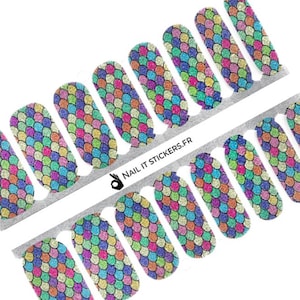 Little Mermaid - Nail Wraps | Nail Decals | Nail Stickers | Nail Strips | Nail Art | Gel Nail Strips