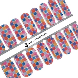 Harlequin - Nail Wraps, Nail Stickers, Nail Stickers Wraps, Nail Decals