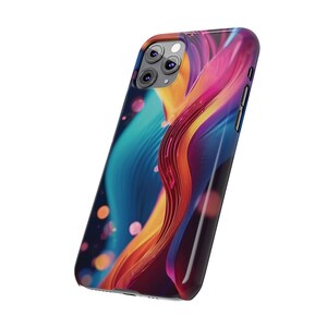 Colorful Abstract Phone Case Cool iPhone Case Trendy Phone Cover Free shipping Cellphone Case Vibrant Phone Case IPhone 16 case IPhone cover
