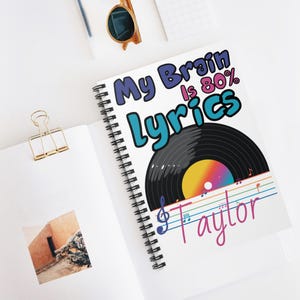 Songwriter Lyrics Spiral Notebook - Ruled Line, Musician Journal, Song Writing, Lyric Composition Book, Gift for Songwriters Song Writer