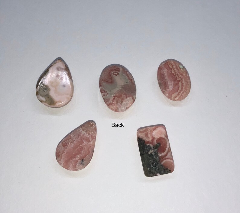 Destash Rhodochrosite Cabochon Lot
