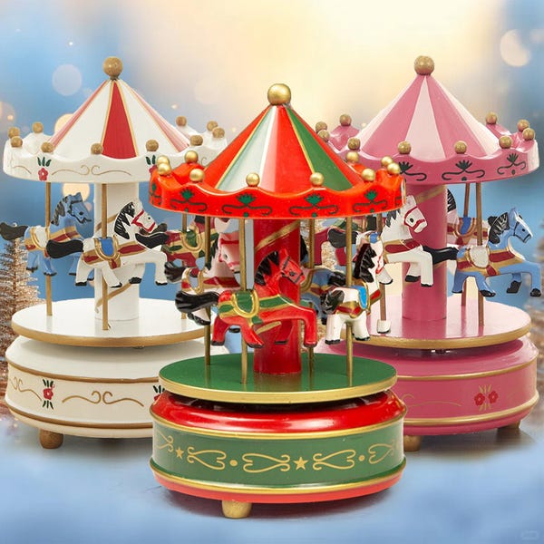 Carillon Natalizio In Legno – Decorazione Luminosa Per Casa, Feste, Natale, Tavoli E Caminetti