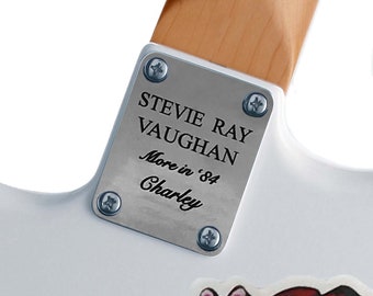 SRV Charley Replica Neck Plate: Fits Strat/Tele/Bass - USA Made