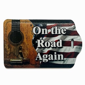 Willie Nelson And On The Road Again Lyrics Canvas Print / Canvas