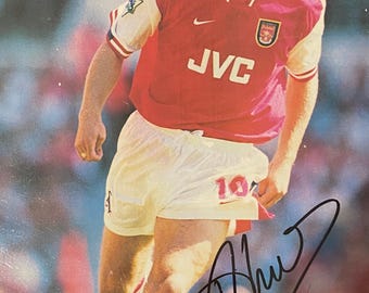 Photo Dédicacée De Dennis Bergkamp - Format A3 - Certifiée (obtenue En Personne)