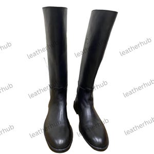 Overknee-Reitstiefel aus Leder für Herren: Reiterstil