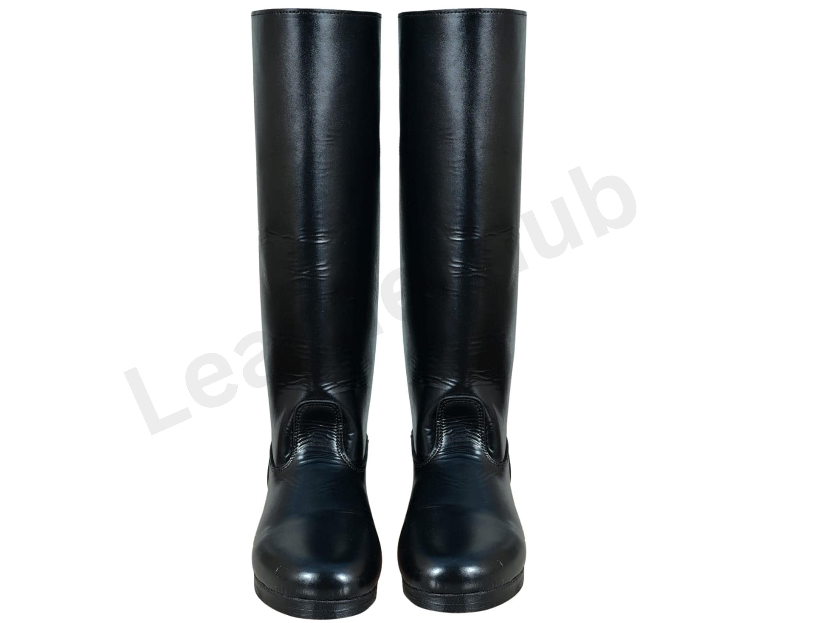 Bottes D'équitation Anglaises Vintage, Taille 10 US (femme), Cuir, Lacets Devant, Occasion