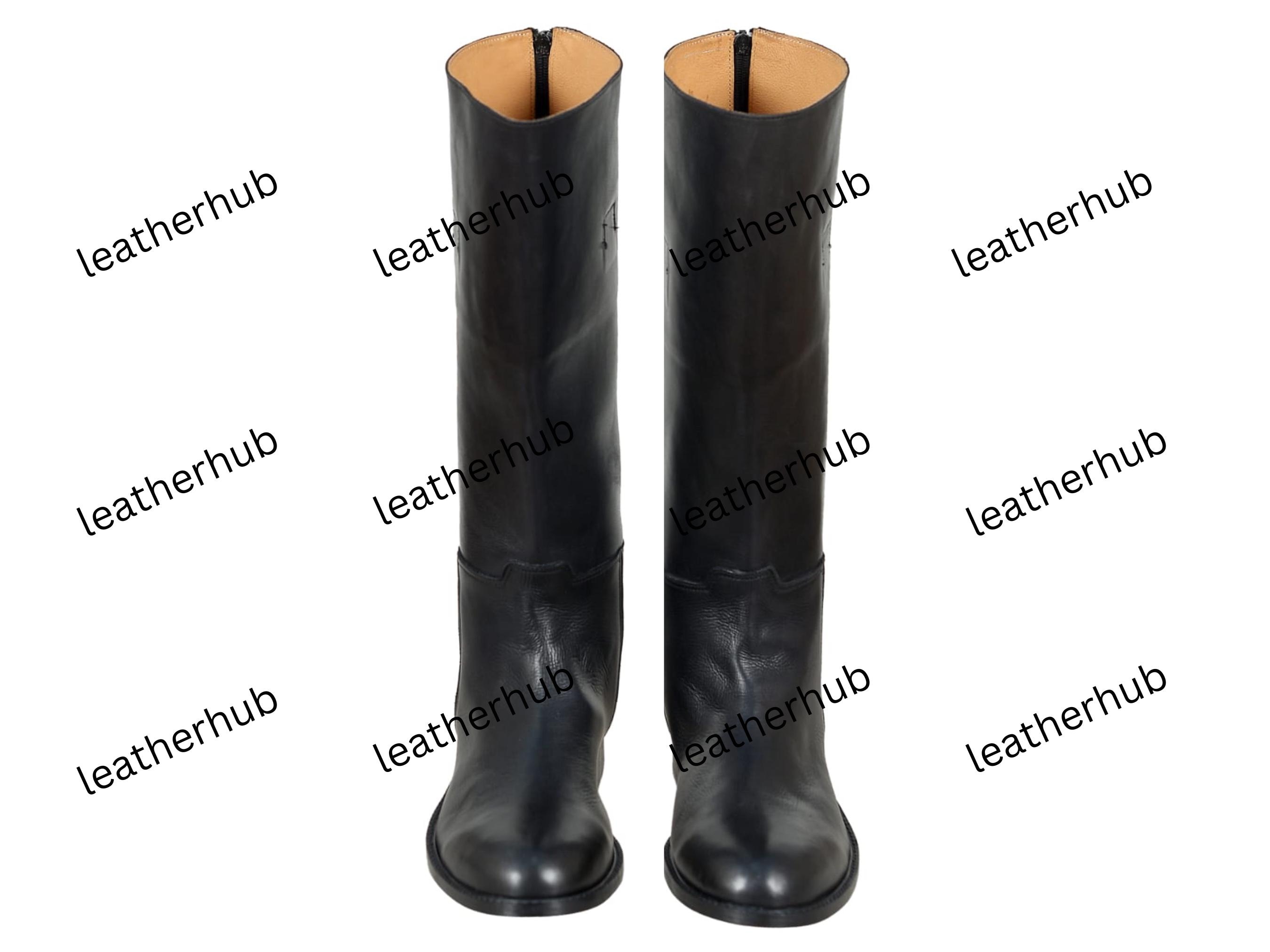 Made to measure knee high boots sale