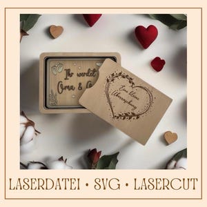 Baby-ankündigungsbox svg - ihr werdet oma und opa karte, holz box, geschenk, laser cut svg-dateien, vektordateien für holz, laserschneiden