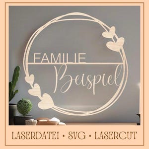 Archivo láser signo puerta signo corona decoración corte láser SVG archivo puerta corona corte láser bienvenida primavera personalizada Pascua