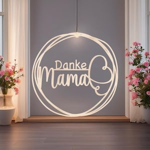 Laserdatei Schild Türschild Muttertag beste Danke Mama Ostern Frühling Kranz Plotterdatei Laser cut SVG Datei Set Fensterdeko Laserschneiden