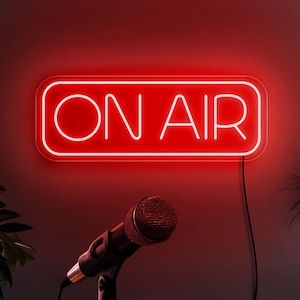 On air neon sign, On air led sign, Recording studio sign, On air light sign, Music studio sign, Recording studio decor, On air art decor